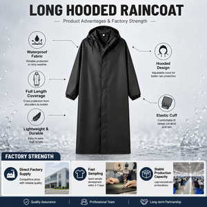 Imperméable léger et portable pour cycliste électrique, avec capuche, <span class=keywords><strong>poncho</strong></span> long pour femmes et hommes, usage quotidien - Product Image 5