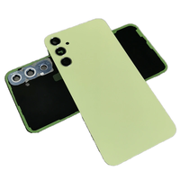 Pour Samsung Galaxy A34 5G A346B, coque arrière en verre pour batterie, coque arrière de remplacement avec/sans objectif d'appareil photo