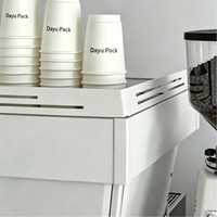 Gobelets à café jetables en papier biodégradable à double paroi, écologiques, de qualité alimentaire, avec revêtement PE, personnalisables pour boissons chaudes, vente en gros