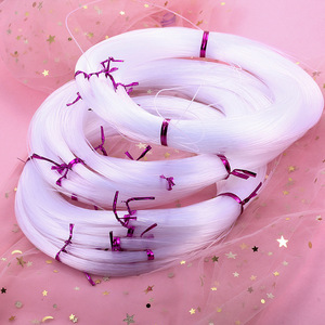Fil de pêche transparent non élastique, fil de perlage rond en résine plastique, accessoires de bijouterie, gamme de tailles complète, Yiwu - Product Image 1