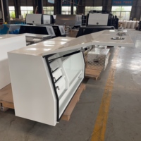 Boîte de rangement sous châssis pour pick-up 4x4, fourgonnette de camping, boîte à outils en aluminium blanc pour outils et équipement de récupération
