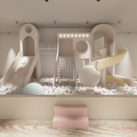 Usine vend des jeux interactifs de haute qualité : toboggans, piscines à balles, parcs de jeux pour enfants, équipements pour enfants, ensembles de jeux d'intérieur pour enfants