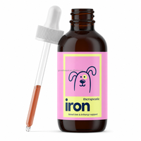 Gouttes Liquides de Fer pour Chiens : Soutien à la Vitalité Sanguine, Contre la Lethargie, Booster d'Entretien, Soin de Bien-être pour l'Anémie, Supplément de Récupération 60ml