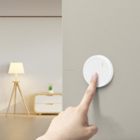 Transmisor Inalámbrico Universal RF433 Mhz de 50m, Se Coloca Aleatoriamente en la Pared para Control de Luces/Bombas de Agua/Puertas de Garaje, Señal Estable