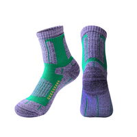 Chaussettes de Ski chauffantes en laine mérinos, chaussons de couleur, moulants, nouveau Type, offre spéciale,