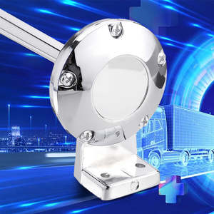 C-FARBIN แตรลม12V/24V 150db รถไฟเป่าลมเสียงดังสุด18นิ้วโครเมี่ยมสังกะสีแบบเดี่ยว - Product Image 6