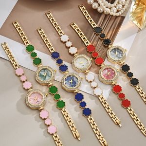 Offre Spéciale mode fleur de prunier bracelet montre à quartz dames montre gemme tempérament montre-bracelet pour filles Montre Femme - Product Image 2