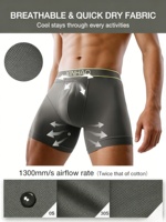 Caleçons Boxers Respirants en Bambou pour Hommes – Vente en Gros, Logo Personnalisé, Taille Élastique, Confort Quotidien, Taille Moyenne