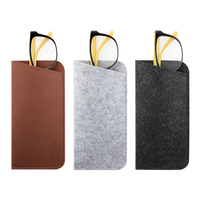Étui à lunettes en microfibre de haute qualité et tendance, avec logo personnalisé, étui de rangement pour lunettes, sac à lunettes confortable