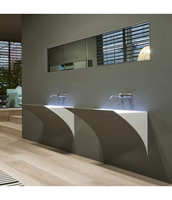 Éviers italiens en surface solide au design unique et impressionnant