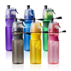 Thiết Kế Mới Bpa-Miễn Phí 580Ml 750Ml Nhựa Sương Mù Chai Nước 2-Trong-1 Sương Mù Và Sip Chức Năng Với Không Có Rò Rỉ Kéo Đầu Vòi - Product Image 1