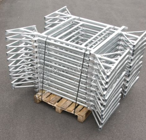 Tréteau d'échafaudage réglable en hauteur, tréteau <span class=keywords><strong>de</strong></span> <span class=keywords><strong>maçon</strong></span> Macon Galva avec tréteau d'échafaudage réglable en acier pour constructeur - Product Image 4