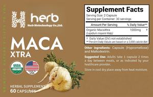 Cápsulas de Maca de Marca Privada ODM/OEM, Mezcla de Polvo Gelatinizado Amarillo, Rojo y Negro, Suplemento Orgánico y Vegano Certificado - Product Image 2