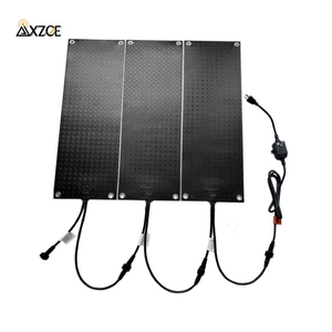 Sistema de alfombrillas calefactoras eléctricas flexibles para exteriores del fabricante 220V/110V almohadilla de fusión de nieve de goma antideslizante para exteriores 25*75cm individual - Product Image 2