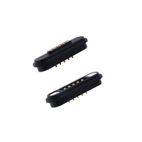 Conector Magnético de Alta Corriente para Cable USB, Conector Magnético de 2-9 Pines, Conector de Carga Magnético con Chapado en Oro