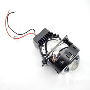 スーパーパワー45WLEDヘッドライト変換キット3インチ高低ハイロービームダブルプロフェッショナルバージョンバイレッドプロジェクターレンズ - Product Image 1