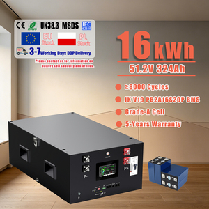 Batterie de stockage d'énergie Lifepo4 48V 51.2V 16kWh JK V19 BMS 8000+ Deep Cycle Life pour système photovoltaïque domestique - Stock PL - Product Image 1