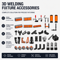 Fixations pour plateformes de soudage 3D à serrage rapide, accessoires de gabarit complets pour un positionnement rapide sur tables de soudage modulaires