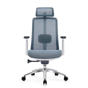 Chaise de bureau ergonomique professionnelle à dossier haut, pivotante et réglable en maille – Échantillon gratuit – Chaise de bureau de direction - Product Image 6