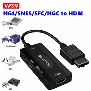 N สายแปลง64เป็น HD 1080P สำหรับ N64 SNES SFC ngg อะแดปเตอร์สำหรับเล่นเกมทีวี HD - Product Image 2