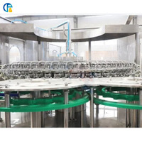 Ligne de production d'eau en bouteille PET entièrement automatique facile à utiliser, 2000 bouteilles par heure, machine d'embouteillage d'eau minérale, usine de remplissage d'eau