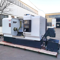 Torno CNC Horizontal de Servicio Pesado TC4580 Directo de Fábrica, Torno de Bancada Inclinada GSK Totalmente Automático