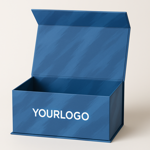 Luxury Folding Cardboard Gift <b>Box</b> Recyclable Magnetic Lid Custom Logo Embossed Design for <b>Clothes</b> Shoes Gifts Recycled Materials - Product Image 1