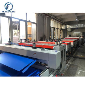 Ligne de production de feuilles ondulées <span class=keywords><strong>creuses</strong></span> en PP/PE Horserider avec machine d'extrusion à vis et à pelletisation pour plaques - Product Image 1