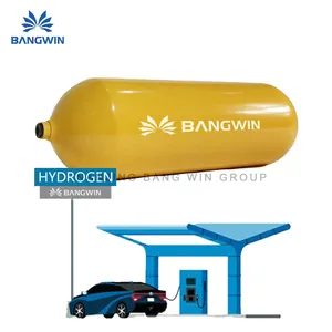 Factory Directly Balones De Oxigeno Tank 55L Stainless Steel Gas Cylinder Fuel Storage 60 Liters Compress Natural