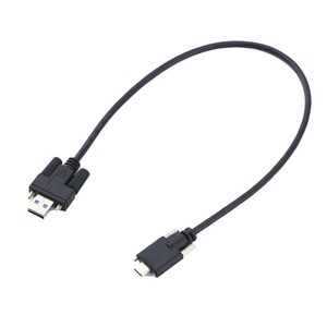 HOLLOW <b>USB</b> 3.0 A <b>To</b> <b>C</b> Male <b>Cable</b> Black PVC Jacket High Speed Data Transmission 10Gb Front Panel Connector - Product Image 5