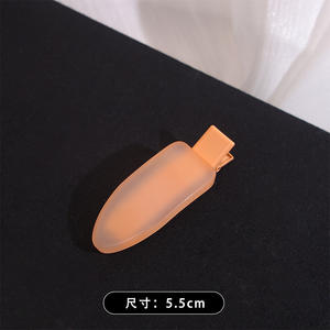 新款可爱发夹甜美果冻色鸭嘴夹侧刘海婴儿发饰果冻色树脂发夹 - Product Image 6