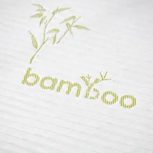 High quality China Comfortable & Antimicrobial Bamboo Fiber Jacquard Knitted Mattress Fabric