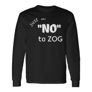 Dis simplement non au t-shirt à manches longues Zog - Product Image 1
