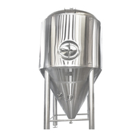 Équipement conique chemisé de brassage de bière de fermenteur de cuve de fermentation de bière pour le pub/restaurant