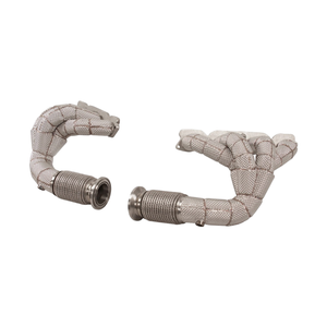 Chất lượng cao thép không gỉ miễn phí dòng chảy tiêu đề đa tạp cho Ferrari 458 thẳng tiêu đề ống - Product Image 6