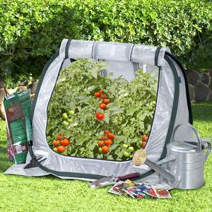 بيت بلاستيكي متين مقاوم للماء يطفو على السطح حديقة دفيئة صغيرة محمولة مع حماية شفافة - Product Image 3