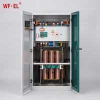 Stabilisateur de tension automatique intelligent triphasé AC WF.EL 400KVA SVC, régulateur à servomoteur en cuivre haute efficacité, CE