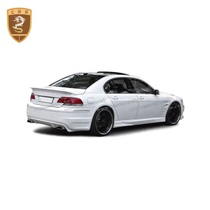 Para <span class=keywords><strong>BMW</strong></span> <span class=keywords><strong>7</strong></span> Series E65 E66 Upgrade PD Style Body Kit Parachoques delantero Guardabarros lateral Alerón trasero Luz antiniebla Bodykit - Product Image 3