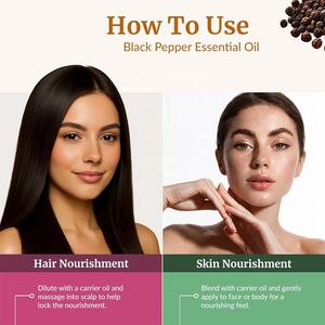 Aceites Esenciales de <span class=keywords><strong>Pimienta</strong></span> <span class=keywords><strong>Negra</strong></span> 100% Naturales, OEM ODM, Venta al por Mayor, Aceite de Fragancia de <span class=keywords><strong>Pimienta</strong></span> <span class=keywords><strong>Negra</strong></span> a Bajo Precio para Cuidado de la Piel y Difusor - Product Image 4
