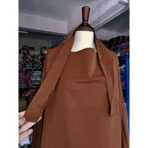 Robe de prière pour femmes Brion, vêtement musulman du Ramadan, Abaya Dubaï, Islam, Jilbeb, ensemble 2 pièces, robe longue - Product Image 5