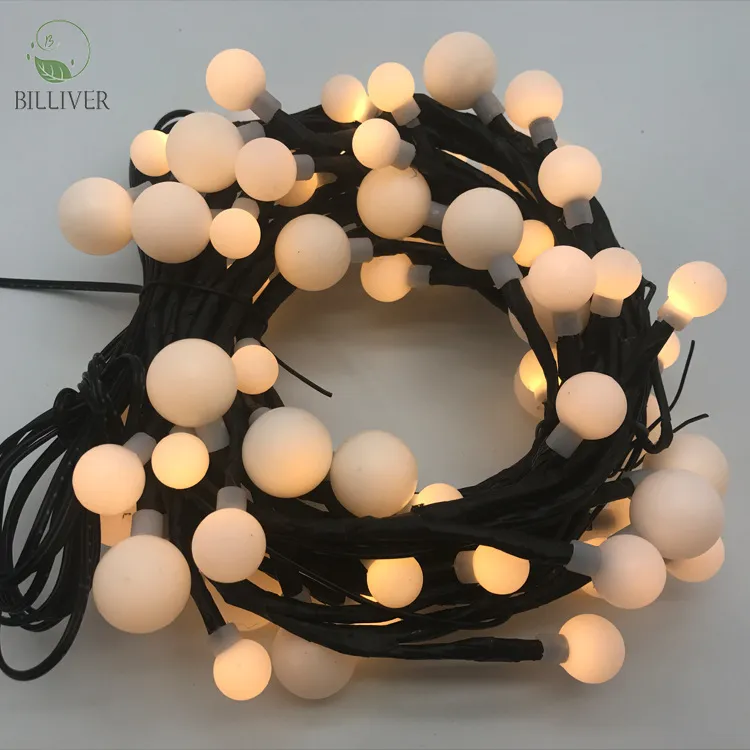 Luce rotonda calda luce dolce salice fai da te luce di Natale di nozze decorazione fata stringa di luce con 72 led