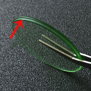 ที่มีคุณภาพสูงสีเขียวไพลินนาฬิกาแก้วที่มีสีเขียวปะเก็นสำหรับเดิม Rlx <span class=keywords><strong>116400</strong></span>นาฬิกาข้อมือ - Product Image 5