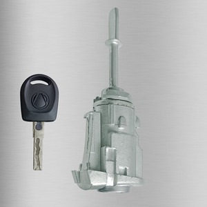 กระบอกล็อคประตูรถยนต์ Volkswagen รุ่น DZ074M2 ผลิตจากโลหะผสมสังกะสี พร้อมกุญแจ 1 ดอก อะไหล่รถยนต์ - Product Image 3