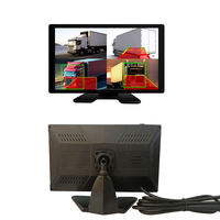 Sistema de Monitoreo con Pantalla Táctil LCD de 10.1 Pulgadas y 4 Canales para Camiones, Sistema de Cámara BSD con Grabador de Conducción de 360 Grados y 1080P para Autobuses y Camiones
