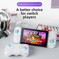 J20 Knight Pengontrol Game Nirkabel Getaran Ganda Tombol Mekanik Kiri & Kanan untuk Aksesori Pengontrol Nintendo Switch