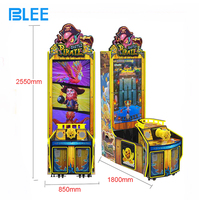 BLEE Vente Chaude Machine de Jeu de Rédemption Château Pirate Écran LCD 55 Pouces Machines à Monnaie et à Tickets pour Parc d'Attractions