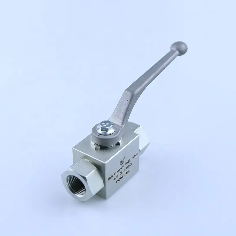 Dibuat Di Cina 1/4Inch KHB Kontrol Baja Hidrolik Tekanan Tinggi Ball Valve