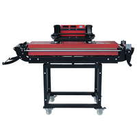 Presse à sublimation à double chauffage Baiyin pour lanières, impression manuelle de rubans, 25x100CM, transfert thermique, acollador