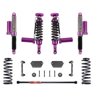 ערכת ההשעיה Mamba 4x4x2 אינץ 'הרמת ערכת הלם עם המאגר עבור טנק 300 מתכווננת מתכווננת - Product Image 1