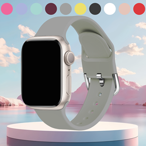 حزام ساعة سيليكون لساعة أبل 49 ساعة فاخرة 45 شبشب 44 49 - Product Image 6